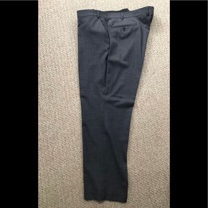 Sz 44x30 Lauren Ralph Lauren Gray Flat Front Wool Dress Pants
